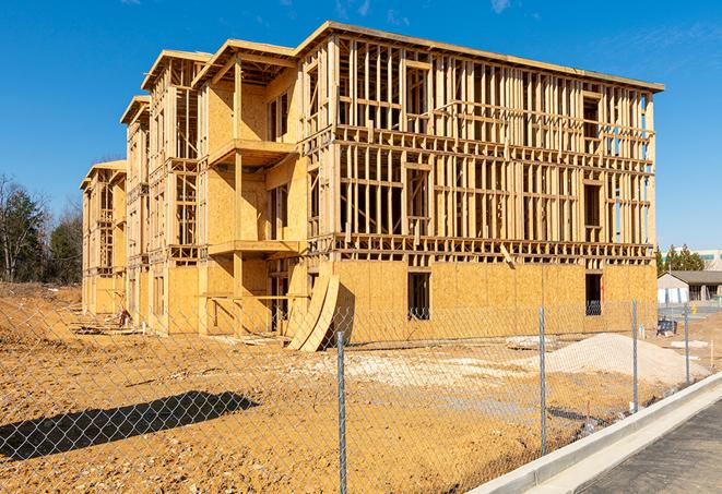 portable temporary chain link fence installations designed to secure construction zones in Seven Hills